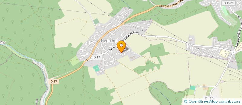 localisation de l'entreprise MIRIAN - PLATRERIE  NEUFCHEF