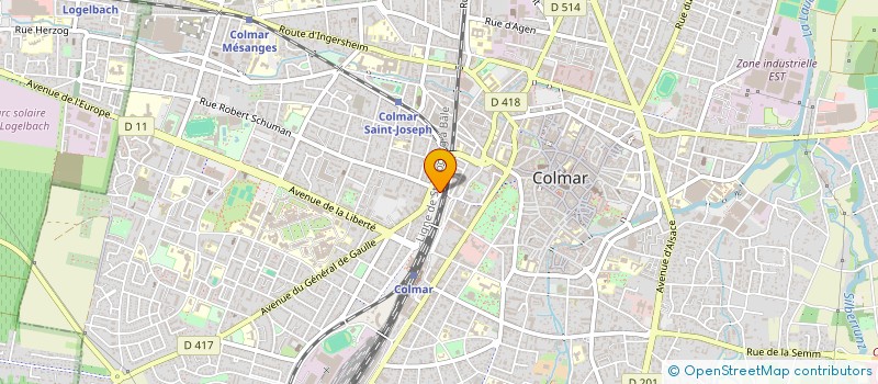 localisation de l'entreprise MIRIANA COIFFURE  COLMAR