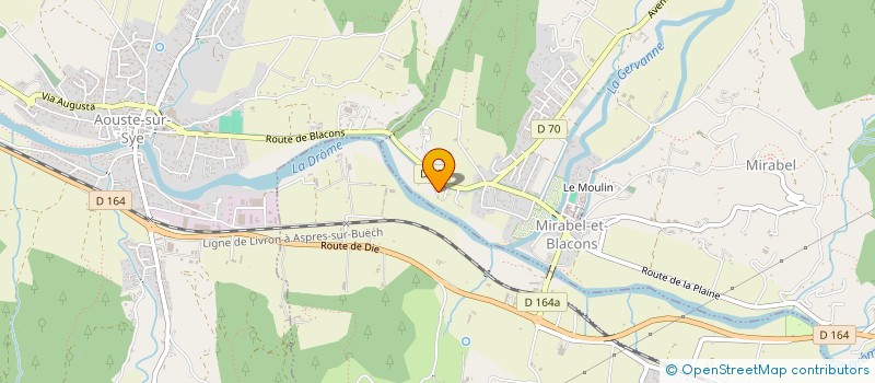 localisation de l'entreprise MIRIANNELLE  MIRABEL-ET-BLACONS