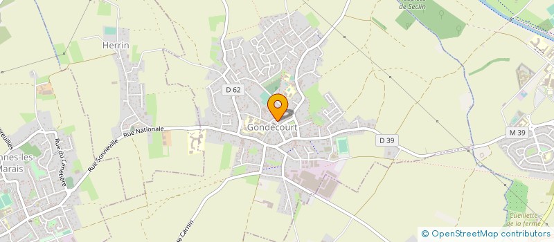 localisation de l'entreprise MIRIBA à GONDECOURT