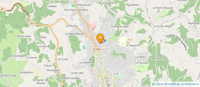 localisation de l'entreprise MIRIC à SARLAT-LA-CANEDA