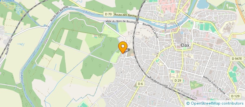 localisation de l'entreprise MIRIMIRI  DAX