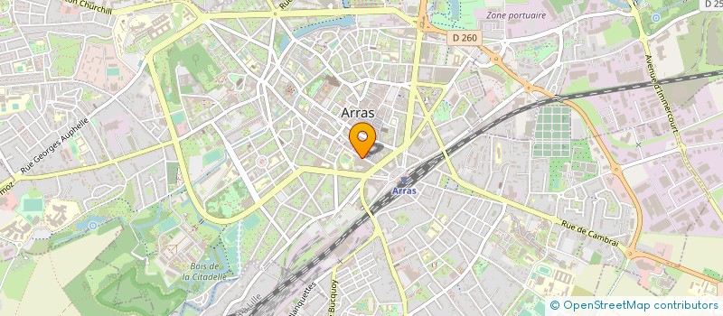 localisation de l'entreprise MIRIS IMMO à ARRAS