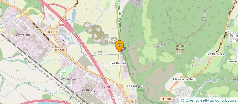 localisation de l'entreprise MIRISBAT  LA BUISSE