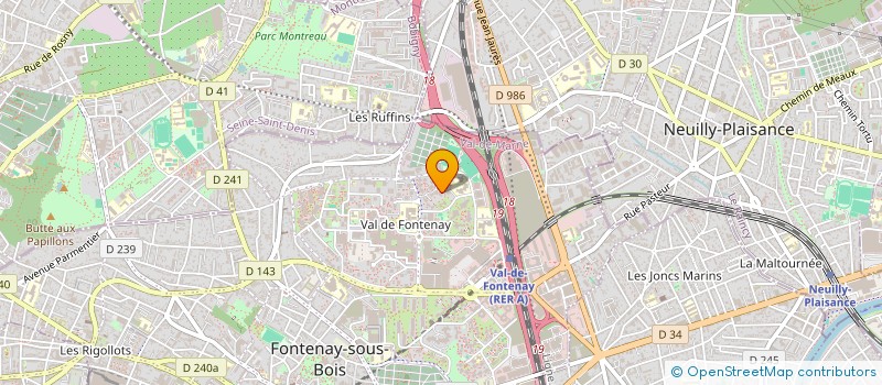 localisation de l'entreprise MIRIYA.K à FONTENAY-SOUS-BOIS