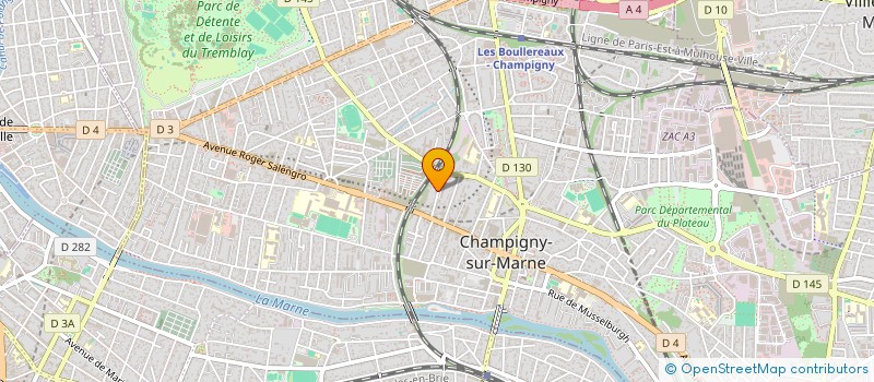 localisation de l'entreprise MIRJOLET à CHAMPIGNY-SUR-MARNE