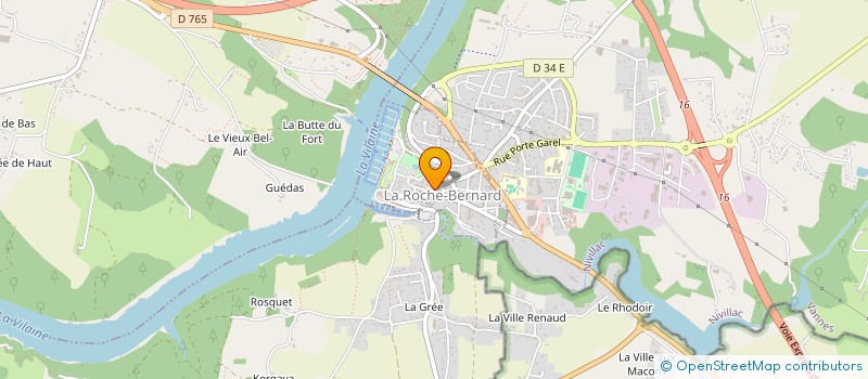 localisation de l'entreprise MIRLITON  LA ROCHE-BERNARD