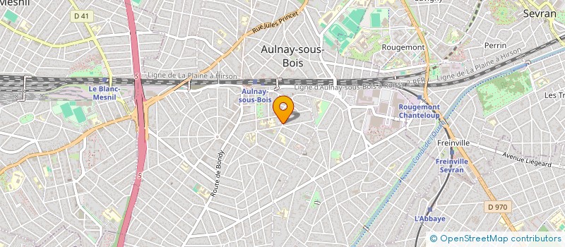 localisation de l'entreprise MIRLOT à AULNAY-SOUS-BOIS