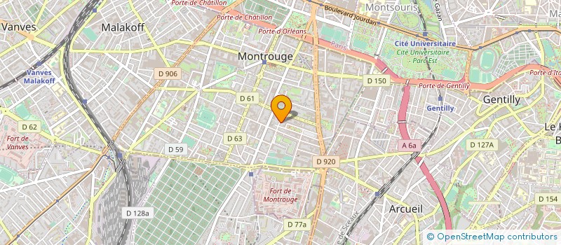 localisation de l'entreprise MIRO  MONTROUGE