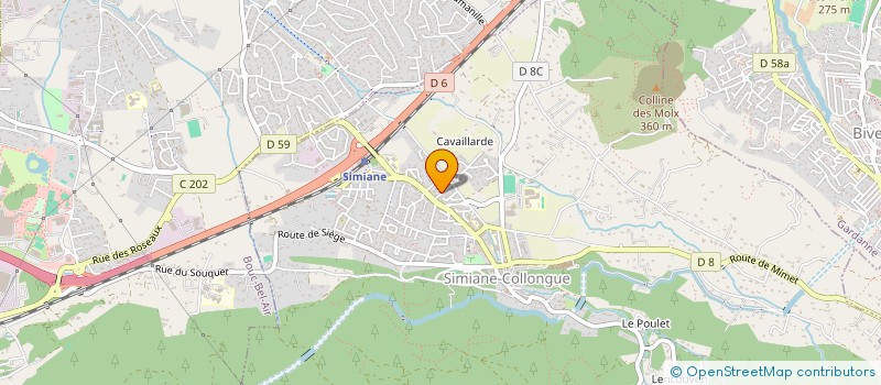 localisation de l'entreprise MIRO  SIMIANE-COLLONGUE