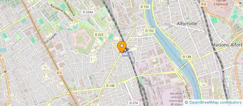 localisation de l'entreprise MIRO à VITRY-SUR-SEINE