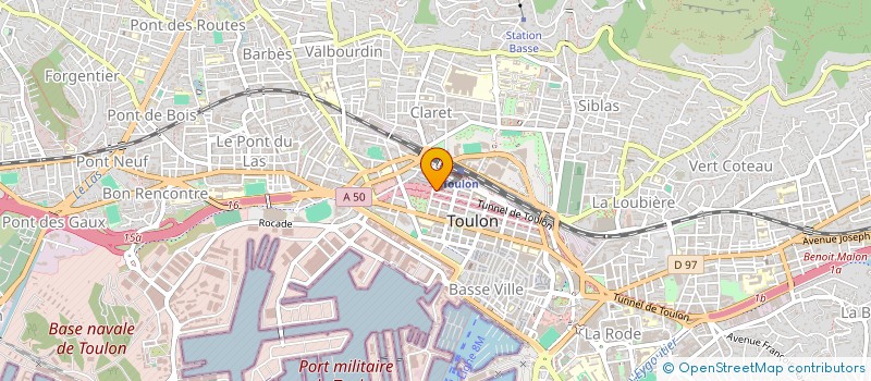 localisation de l'entreprise MIRO  TOULON