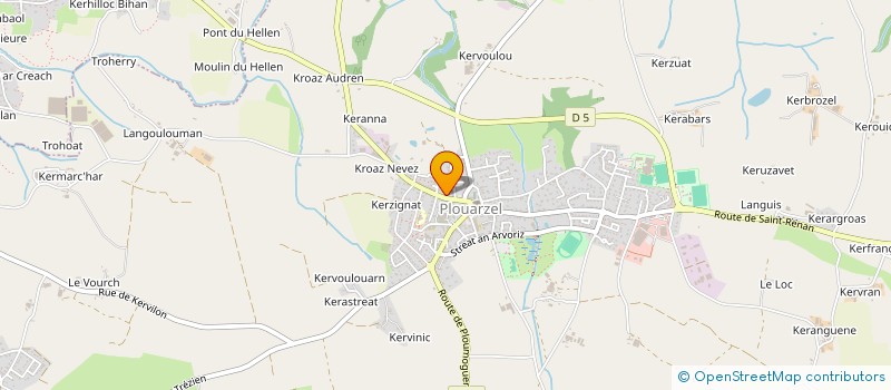 localisation de l'entreprise MIRO  PLOUARZEL