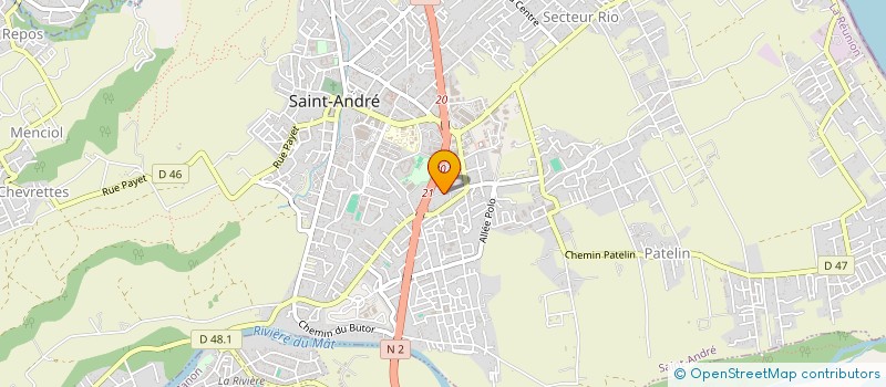 localisation de l'entreprise MIRO EST  SAINT-ANDRE