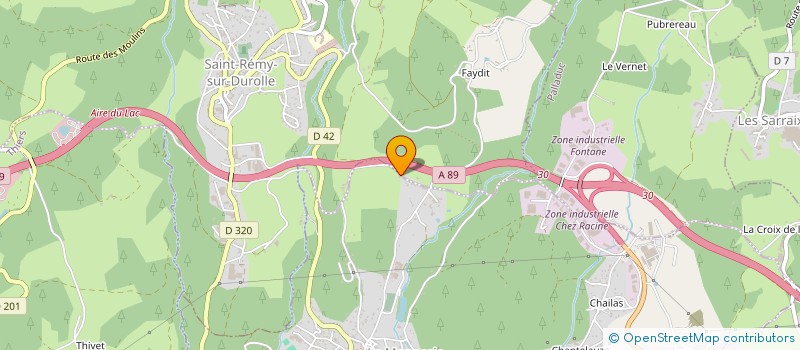 localisation de l'entreprise MIRO63  LA MONNERIE-LE-MONTEL