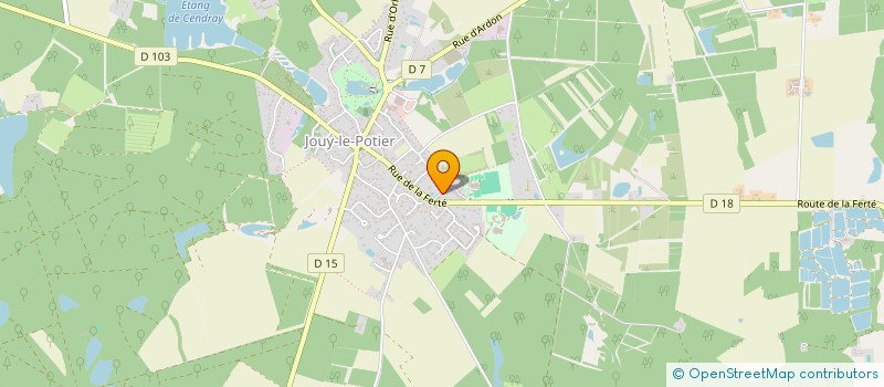 localisation de l'entreprise MIROGANE à JOUY-LE-POTIER