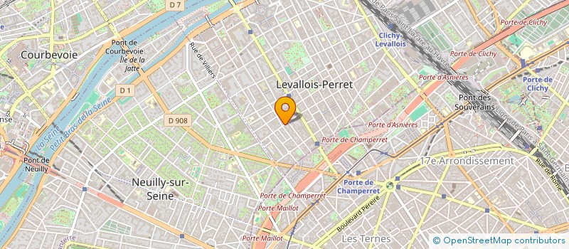 localisation de l'entreprise MIROIR D'HOMME à LEVALLOIS-PERRET