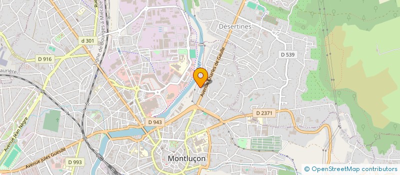 localisation de l'entreprise MIROIR D'OMBRES à MONTLUCON