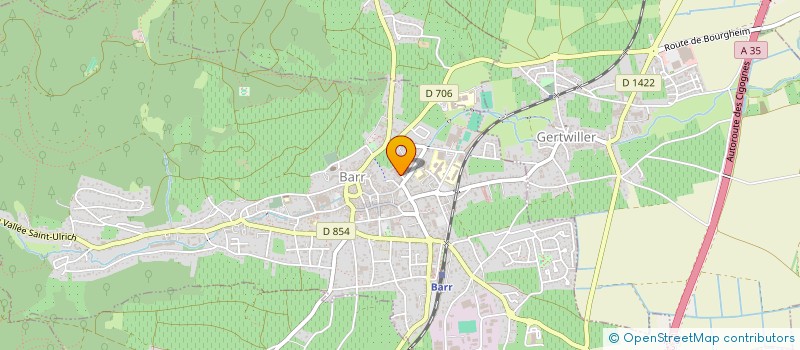 localisation de l'entreprise MIROIR D'UN JOUR  BARR