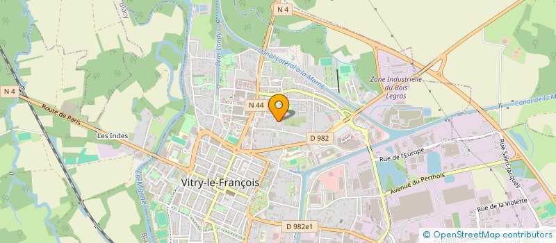 localisation de l'entreprise MIROIR ENVIRONNEMENT à VITRY-LE-FRANCOIS