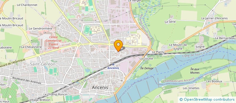 localisation de l'entreprise MIROIR IMMO  ANCENIS-SAINT-GEREON