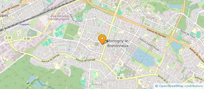 localisation de l'entreprise MIROIR MIROIR à MONTIGNY-LE-BRETONNEUX