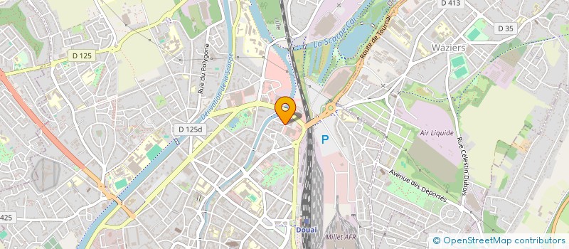 localisation de l'entreprise MIROIRS ET CUISINES à DOUAI