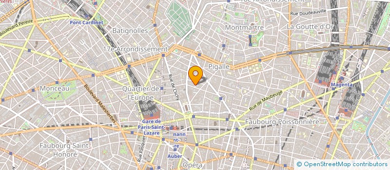 localisation de l'entreprise MIROIRS VITRES & VITRAUX à PARIS