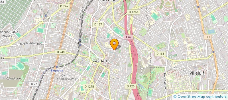 localisation de l'entreprise MIROIT SERRUR ASSISTANCE à CACHAN
