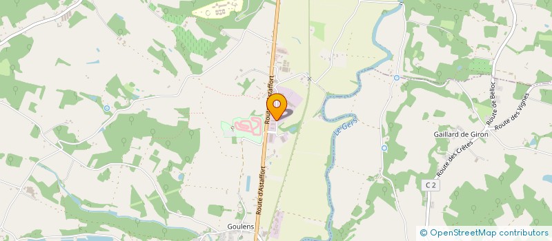 localisation de l'entreprise MIROITERIE CAPEL  LAYRAC