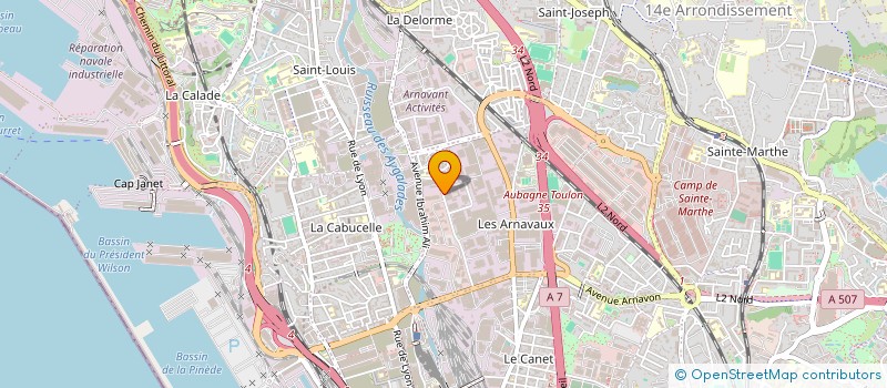 localisation de l'entreprise MIROITERIE CHUECOS à MARSEILLE