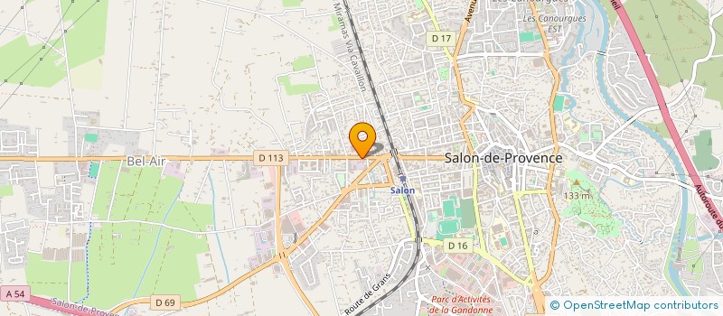 localisation de l'entreprise MIROITERIE D'ART PROVENCALE  SALON-DE-PROVENCE