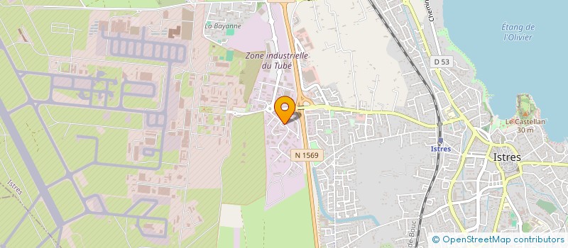 localisation de l'entreprise MIROITERIE D'ISTRES  ISTRES