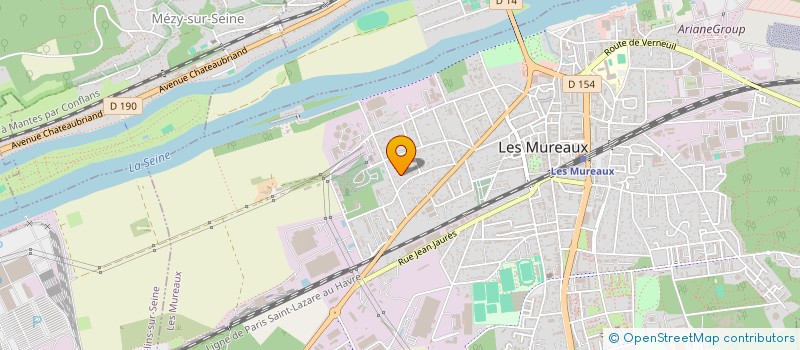 localisation de l'entreprise MIROITERIE D'OLIVIER à LES MUREAUX