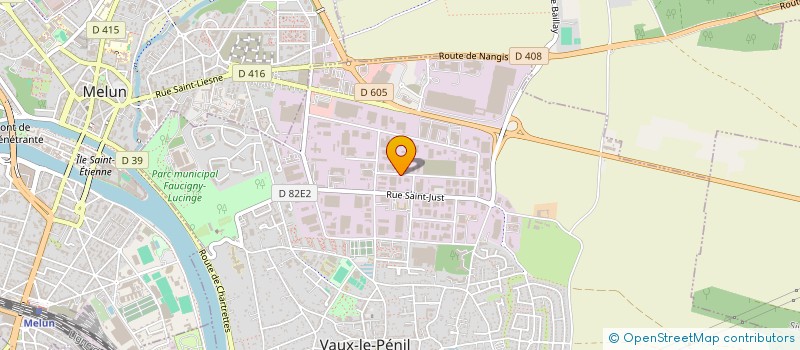 localisation de l'entreprise MIROITERIE DE BELLE OMBRE à VAUX-LE-PENIL