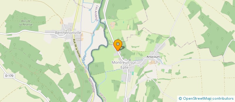 localisation de l'entreprise MIROITERIE DE L'EPTE à MAGNY-EN-VEXIN