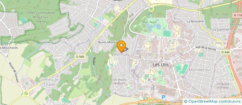 localisation de l'entreprise MIROITERIE DE LA VALLEE  BURES-SUR-YVETTE