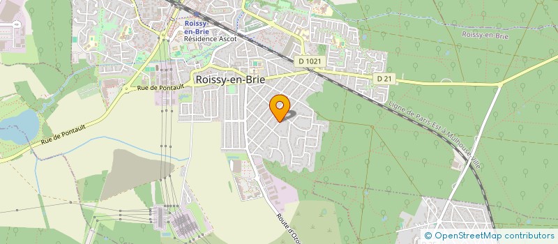 localisation de l'entreprise MIROITERIE DE ROISSY à ROISSY-EN-BRIE