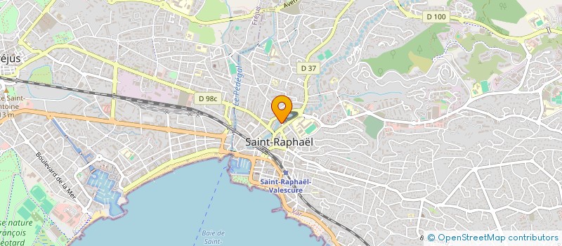 localisation de l'entreprise MIROITERIE DE VALESCURE à SAINT-RAPHAEL