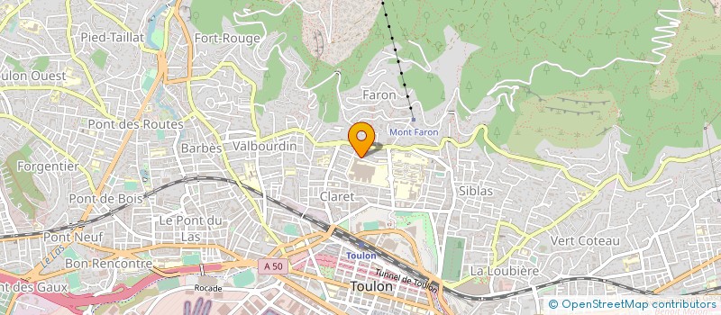 localisation de l'entreprise MIROITERIE DEGIVRY à TOULON