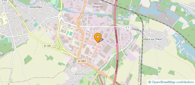 localisation de l'entreprise MIROITERIE DU BEAUVAISIS à BEAUVAIS