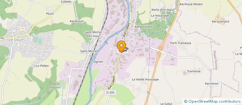 localisation de l'entreprise MIROITERIE DU BLAVET à SAINT-THURIAU