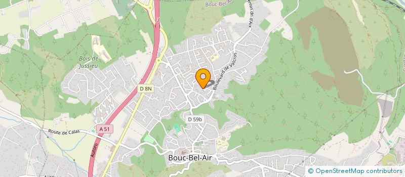 localisation de l'entreprise MIROITERIE DU DOMAINE à BOUC-BEL-AIR