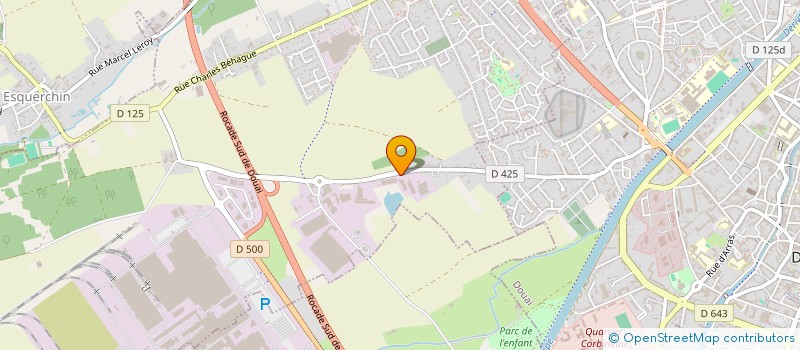 localisation de l'entreprise MIROITERIE DU DOUAISIS à CUINCY