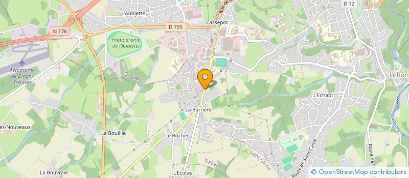 localisation de l'entreprise MIROITERIE DU GUINEFORT à SAINT-CARNE