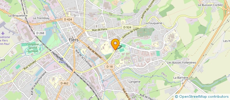 localisation de l'entreprise MIROITERIE FLERIENNE - V.A.A. SARL à FLERS