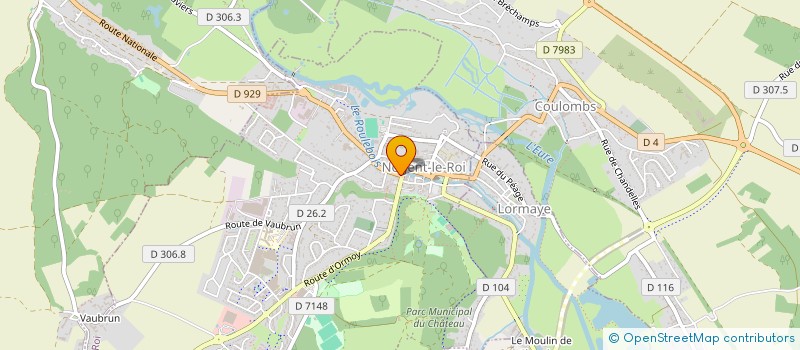 localisation de l'entreprise MIROITERIE GAUFIER à NOGENT-LE-ROI