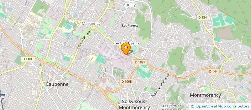 localisation de l'entreprise MIROITERIE JOINTS POLIS  ANDILLY