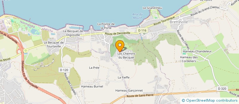 localisation de l'entreprise MIROITERIE LEMASSON à CHERBOURG-EN-COTENTIN