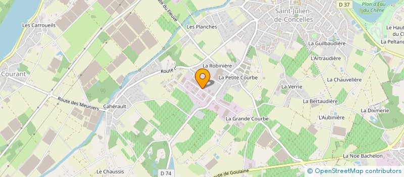 localisation de l'entreprise MIROITERIE MIRVAL à SAINT-JULIEN-DE-CONCELLES